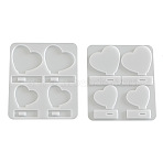 Silicone Display Poto Frame Stand Molds, White, 215x180x8.5mm(DIY-H162-92)