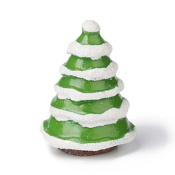 Christmas Style Resin Statue Display Decoration, Micro Landscape Home Decoration, Christmas Tree, 22x30mm