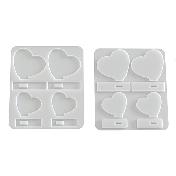 Silicone Display Poto Frame Stand Molds, White, 215x180x8.5mm