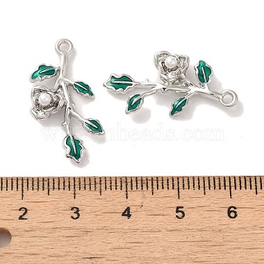 Rack Plating Alloy Enamel Pendants(FIND-C049-17P)-3