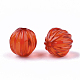 Transparency Acrylic Corrugated Beads(TACR-Q266-01)-2