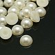 Half Round/Domed Imitated Pearl Acrylic Cabochons(OACR-J001-3mm-01)-1