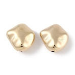 CCB Plastic Beads, Nuggets, Gold, 14x14x7mm, Hole: 1.6mm(ALUM-U001-04A)