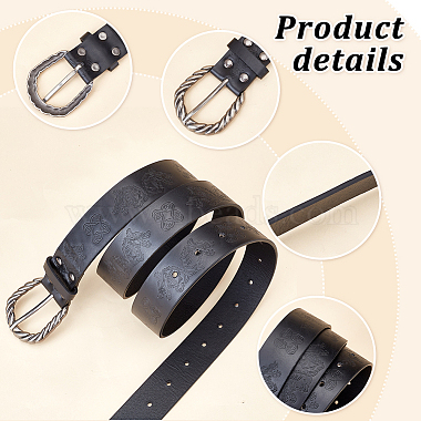 Men's PU Leather Dress Belt(AJEW-WH0033-09)-3