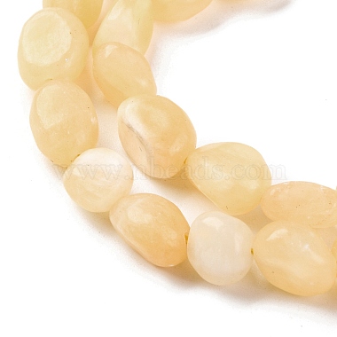 Natural Yellow Jade Beads Strands(G-G146-A20-01)-4