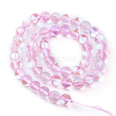 Synthetic Moonstone Beads Strands(G-R375-8mm-B12)-2