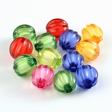 Transparent Acrylic Beads(TACR-S098-M)-2