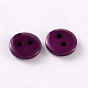 2-Hole Flat Round Resin Sewing Buttons for Costume Design(BUTT-E119-36L-07)-2