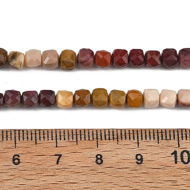 perles de Mookaite naturel brins(G-D103-C04)-6