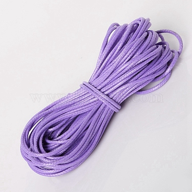 1.5mm Medium Purple Waxed Polyester Cord Thread & Cord
