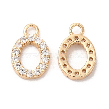 Brass with Rhinestone Pendants(KK-Q770-01G)-2