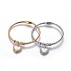 304 Stainless Steel Charms Bangles(BJEW-P258-05)-1