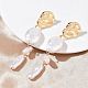 Zinc Alloy Dangle Stud Earrings(EJEW-L314-01B)-2