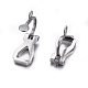 304 Stainless Steel Clip-on Earring Findings(X-STAS-O110-21P)-2