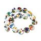 Handmade Millefiori Glass Beads Strands(LK145)-2
