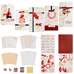 DIY Paper Christmas Greeting Card Making Kit, Mixed Color, 175x130x0.5mm(AJEW-WH0348-526A)