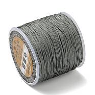 Nylon Thread, Chinese Knotting Cord, Gray, 0.8mm, about 109.36 yards(100m)/roll(NWIR-Q008A-485)