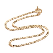 Ion Plating(IP)  304 Stainless Steel Chain Necklaces, Golden, 19.64 inch(49.9cm)(X-NJEW-A002-06G)