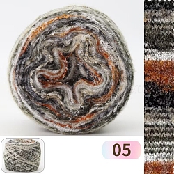 2-Ply Wool Yarn, for Knitting & Crochet, Colorful, 1.5mm(PW-WG80BF2-05)