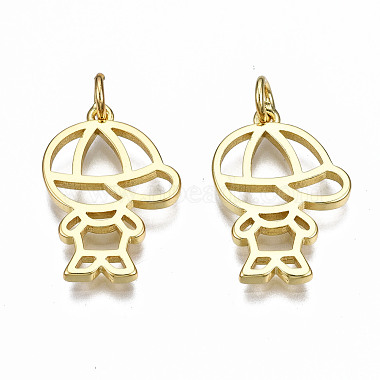 Real 16K Gold Plated Human Brass Pendants