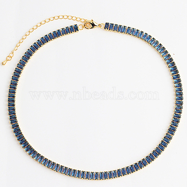 Blue Cubic Zirconia Necklaces
