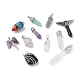 Natural & Synthetic Mixed Gemstone Pendants(G-XCP0009-09)-1