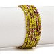 Electroplate Glass Beads Stradns(EGLA-H114-01D)-1