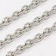 3.28 Feet 304 Stainless Steel Cable Chains(X-CHS-K002-04-3mm)-1
