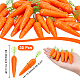 мини пенопластовая имитация моркови(DJEW-WH0038-32)-2