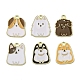 pendentifs en &eacute;mail en alliage(FIND-I064-04G-02)-1