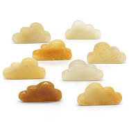 Natural Topaz Jade Display Decorations, for Home Office Desk, Cloud, 30~33x50~53x7mm(G-PW0004-06F)