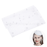Polyester Bridal Veils, for Women Wedding Party Decorations, White, 250x0.3mm(FIND-WH0139-118A)