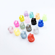 Silicone Ear Gauges Flesh Tunnels Plugs, Ring, Mixed Color, 10mm, Hole: 9.4mm(FIND-YWC0002-04C-M)