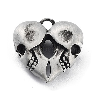 Antique Silver Heart Alloy Pendants