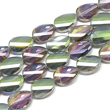 Electroplate Glass Beads Strands(EGLA-S161-M)-3