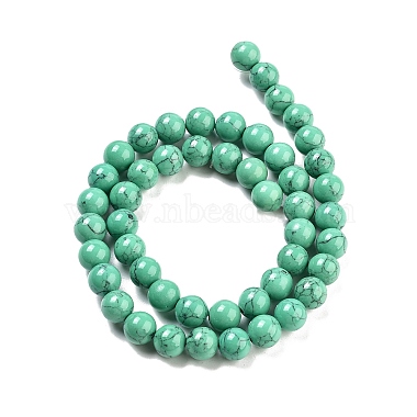 Synthetic Turquoise Beads Strands(TURQ-H038-8mm-XXS11)-5