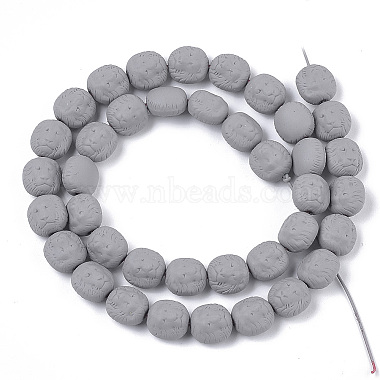Spray Painted Non-magnetic Synthetic Hematite Beads Strands(G-T116-29-11)-2