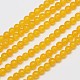 Natural & Dyed Malaysia Jade Bead Strands(G-A146-4mm-A03)-1