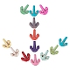 SUNNYCLUE 100Pcs Anchor Synthetic Turquoise Beads(DIY-SC0015-50)-1