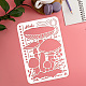 Plastic Drawing Painting Stencils Templates(DIY-WH0396-366)-3