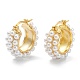 Boucles d'oreilles en laiton(EJEW-A058-03G)-1