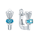 Rabbit Rhodium Plated 925 Sterling Silver Micro Pave Cubic Zirconia Jewelry Set(SA3308-3)-5