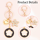 WADORN 2Pcs 2 Colors LOVE FOREVER Valentine's Day Gift Keychain(KEYC-WR0001-21)-4