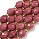 rhodonite naturelles brins de perles(G-N342-38)-1