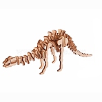 DIY Wooden Assembly Animal Toys Kits for Boys and Girls, 3D Puzzle Model for Kids, Children Intelligence Toys, Diplodocus Pattern, 46x220x73mm(WOCR-PW0003-69D)