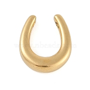 304 Stainless Steel Pendants, Horseshoe Charm, Golden, 16x14x4mm, Hole: 1.6mm(STAS-M078-01A-G)