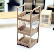 Dollhouse Dollhouse Cabinet,  Dollhouse Furniture Accessories, for Miniature Dinning Room, Camel, 38x35x85mm(PW-WGD79A2-01)