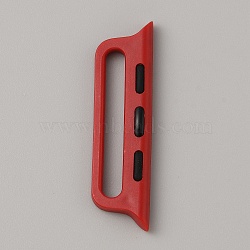 Plastic Watchband Connector, FireBrick, 9.5x35x3mm(FIND-WH0419-94I)