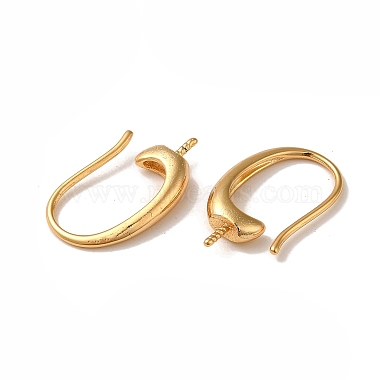 Rack Plating Brass Earring Hooks(KK-G480-09G)-2