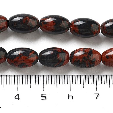 Natural Mahogany Obsidian Beads Strands(G-B106-B13-01)-5